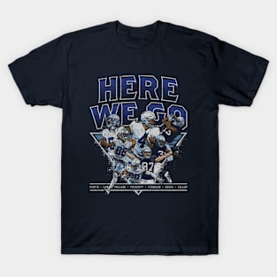 Dak Prescott Dallas Team Here We Go T-Shirt